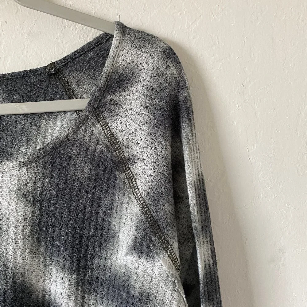 Torrid Womens Sweater Tie Dye Waffle Knit Plus Size 2 Scoop Neck Long Sleeve - Picture 4 of 14